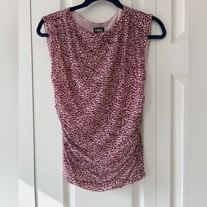 INC International Concepts Women's Pink Patterned Mesh Top
NWT
Size M